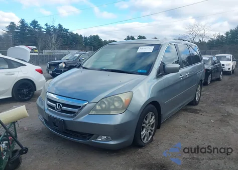 2006 Honda Odyssey Touring из США, поврежденный, VIN 5FNRL38816B120166